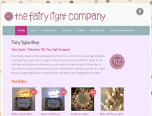 Tablet Screenshot of fairylight.co.nz
